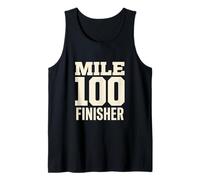 Atleta de Resistencia Ultra Runner Mile 100 Finisher Camiseta sin Mangas