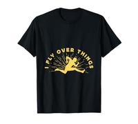 Atletas De Atletismo I Fly Over Things Athletic Camiseta
