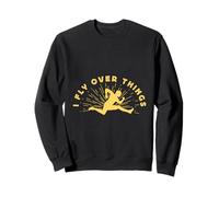 Atletas De Atletismo I Fly Over Things Athletic Sudadera