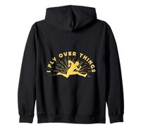 Atletas De Atletismo I Fly Over Things Athletic Sudadera con Capucha