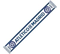 ATLETICO DE MADRID 1903 Bufanda diseño clásico azul y blanco, ideal para animar al equipo y lucir los colores rojiblancos con orgullo.