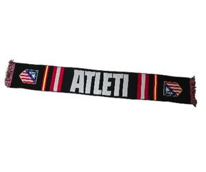 Atletico de Madrid Bufanda Producto Oficial con licencia - Telar Black