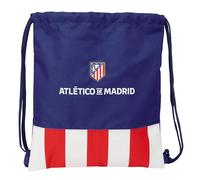 ATLÉTICO DE MADRID - Mochila Saco Plano Grande, Mochila, Ideal para Niños de Diferentes Edades, Cómoda y Versátil, Calidad y Resistencia, 35x40 cm