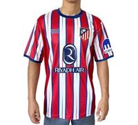 Atlético de Madrid - Réplica Oficial 1ª Equipación 24/25 - Julián Álvarez - Equipación Adulto - Camiseta del Equipo Rojiblanco - Diseño con Escudo Atleti - Color Rojo y Blanco - Talla XL