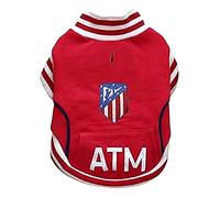ATLETICO DE MADRID - Sudadera para Perro o Gato, 5 Tallas Disponibles, Equipación del Equipo, Talla M, Calidad Alta, Producto Oficial (CyP Brands)