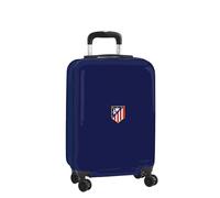 ATLÉTICO DE Madrid - Trolley de Cabina 20 Pulgadas, Maleta con Ruedas, Candado de Seguridad, Maleta Ligera, 34.5x20x55 cm