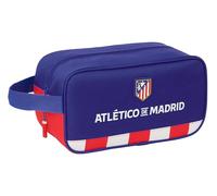 ATLÉTICO DE Madrid - Zapatillero Mediano, Multiusos, Portatodo, Deporte, Extraescolares, Fútbol, Cómodo y Versátil, 29x14x15 cm