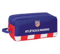 ATLÉTICO DE Madrid - Zapatillero Mediano, Multiusos, Portatodo, Deporte, Extraescolares, Fútbol, Cómodo y Versátil, 34x18x15 cm
