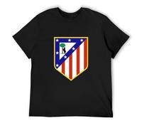 Atletico Madrid Men's Unisex Graphic tee Men's T-Shirt Black XXL