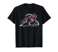 Atletismo Corredor Pista Camiseta