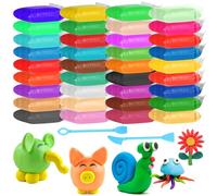 Atliberswo 36 colores de arcilla para modelar secado al aire, arcilla seca al aire, juego con 2 herramientas de modelado, arcilla de secado al aire para niños a partir de 3-12 años
