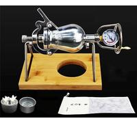 ATLION MáQuina Palomitas MaíZ Manual, MáQuina Palomitas MaíZ Alta PresióN, Palomitas MaíZ Tradicionales Chinas, Mini CañóN Palomitas MaíZ Acero Inoxidable(100ML)