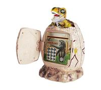 ATM Cash Coin Box Dinosaur Egg Money Bank - Password Coin Bank, Money Saving Box 3 In 1 with Auto Scroll Paper For Kids