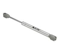 ATM® Elevador de gas con freno para puertas de muebles, puertas y armarios, 247 mm, cierre silencioso, ajuste de ángulo 80° - 100°, 4 unidades y fácil de montar, fuerza: 100 N