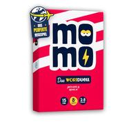 ATM Gaming - Momo - El duelo de palabras - De los creadores de QuickStop - Juego de mesa para adultos, familiares y amigos - Divertido juego de cartas a partir de 8 años - 2-8 jugadores - Idea de