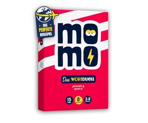 ATM Gaming - Momo - El duelo de palabras - De los creadores de QuickStop - Juego de mesa para adultos, familiares y amigos - Divertido juego de cartas a partir de 8 años - 2-8 jugadores - Idea de