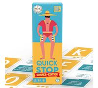 ATM Gaming - Quickstop - El duelo de letras - Edición Verano - Juegos de cartas para jóvenes y adultos - Rápido y loco - De 2 a 7 jugadores - Juego de cartas a partir de 10 años - Juegos de viaje