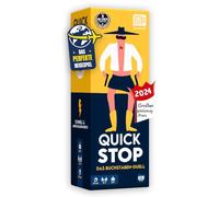 ATM Gaming Quickstop - El Duelo de Letras - Juego de Cartas para jóvenes y Adultos - Rápido y Loco - de 2 a 7 Jugadores - Juego de Cartas a Partir de 10 años - Juego Familiar