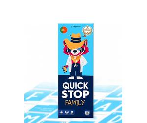 ATM Gaming Quickstop Family - Jogo de Cartas para Toda a Família - Rápido e Divertido para Crianças e Adultos - Diversão em Família sem Ecrãs - Presente Original para Pais e Filhos