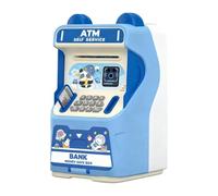 ATM Savings Bank, Electronic with Music Facial Recognition, Automatic Money Rolling ATM Bank Portable Style, for Boys Girls Home Preschool Learning Education Birthday Christmas Holiday