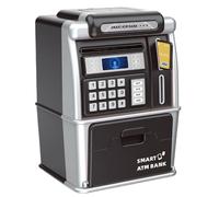 ATM Toy - ABS Material, Money Bank, Automatic Rolling | Card Included, Realistic Design, Educational Toy, Role Play For Boys, Girls, Money Learning, Home Play