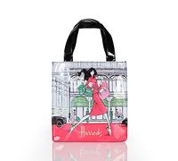 ATMACA Mochila Princess Crown Impresión Reutilizable Molso De Compras Para Mujeres Bolsos De Playa Eco Friendly Bols-55 Pequeño