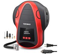 Atmonas Portable Air Compressor for Car Tires, 12V DC Air Compressor Tire inflator Pump, 150 PSI with Emergency LED Flashlight for Car, Motorcycles, Bicycles,Inflatables