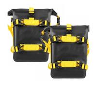 Atmophe Bolsa Moto para BMW R1200GS para R1250GS Impermeable Guardabarros De Motocicleta para Herramientas De Reparación Bolsa(Black-Yellow 2pcs)