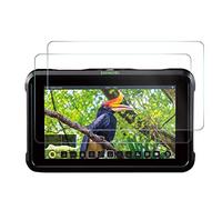 Atmoshue Protector de pantalla para Atomos Shinobi 5" SDI 4K HDMI Monitor de cámara, protector de pantalla de película templada para Atomos Shinobi 5" SDI (2 paquetes) (no plástico)