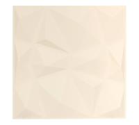 Atmosphera - 2 vinilos Decorativos geométricos Oren 50x50cm Blanco