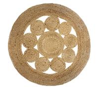 Alfombra Atmosphera Natural Yute (Ø 80 cm)