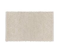 Atmosphera - Alfombra Rectangular soana bouclette 60x90cm - Blanco, Blanca