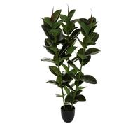Atmosphera Planta Artificial de Ficus Robusta Altura 120, Verde, Normal