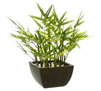 Atmosphera Bambú artificial en maceta Altura, Verde, 35 cm