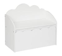 Atmosphera - Banco de Almacenamiento Infantil Nuage - Madera - Blanco - 60x30 cm