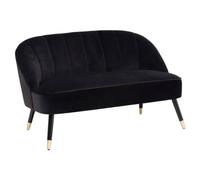 Atmosphera - Banco Naova 2 plazas - Terciopelo - Negro