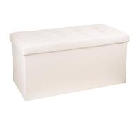 Atmosphera – Puf plegable 'Lysandre' doble beige