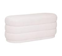 ATMOSPHERA CREATEUR D'INTERIEUR Banco sinan Blanco Rizado 100x40cm