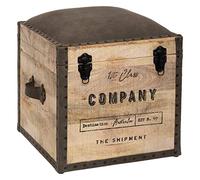 Atmosphera - Baúl Puff 'Colonial' Gris Topo