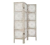 Atmosphera - Biombo 'Etnik' - Madera - Efecto Blanqueado 170 cm