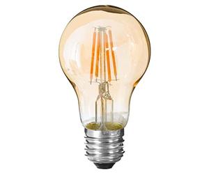 Atmosphera - Bombilla LED 'Standard' ámbar - filamento recto E27
