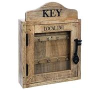 ATMOSPHERA CREATEUR D'INTERIEUR Caja de Madera para Llaves 30 x 40 cm