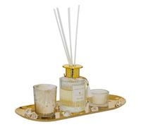 Atmosphera - Caja de regalo perfumada gladys l.29,7cm dorada