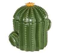 Atmosphera - Caja Decorativa de cerámica Verde yuca 16xh15.5x11cm
