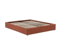 Atmosphera - Cama con cajones Luna Rectangular, 160 x 200 cm, Color Terracota