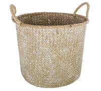 Atmosphera - Cesta de verano - Caña - Blanco - 37-5x27 cm