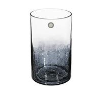 Atmosphera - Cilindro de Vidrio craquelado - H20 cm - Gris