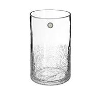Atmosphera - Cilindro de Vidrio craquelado - H20 cm - Transparente