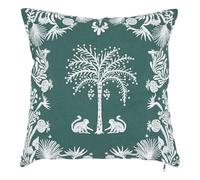 Atmosphera - Cojín Bordado The Palm Resort 45x45cm Verde