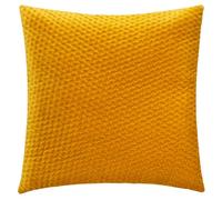 Atmosphera - Cojín Dolce - Terciopelo - Amarillo Ocre - 40x40 cm